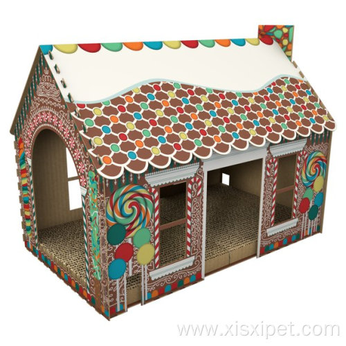 Cat Cat Scratching Gingerbread Playhouse